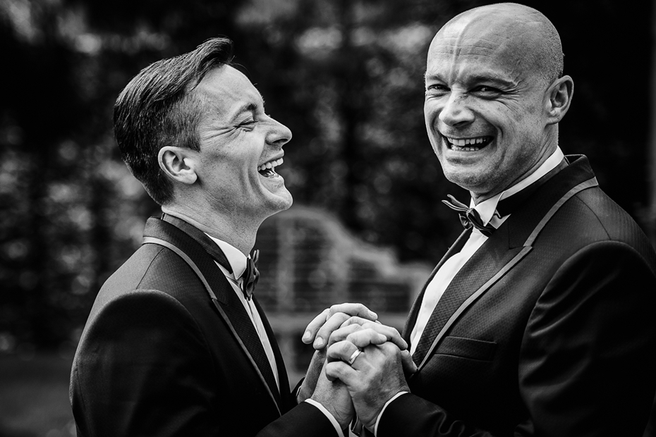 Black and white wedding stories