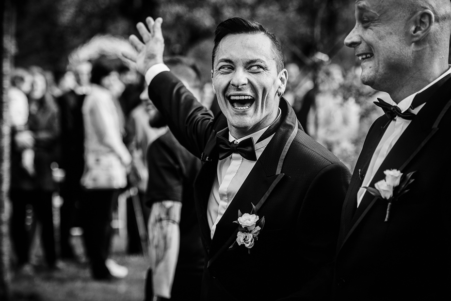 Black and white wedding stories