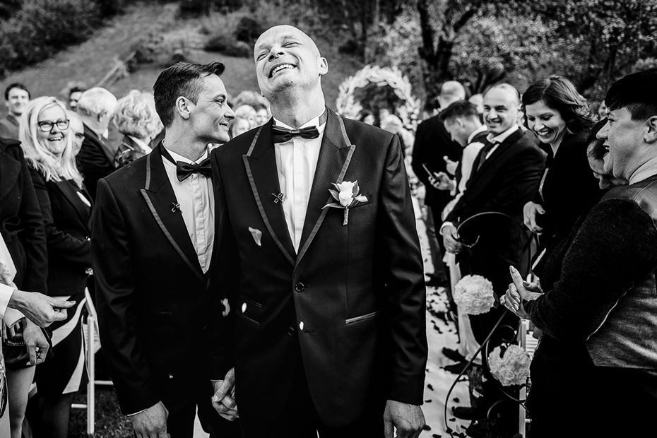 Black and white wedding stories