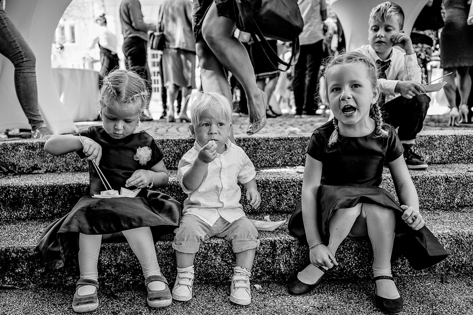 Black and white wedding stories