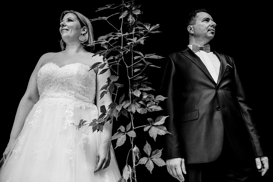 Black and white wedding stories