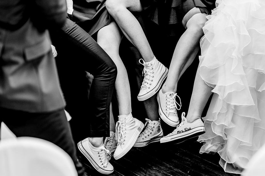 Black and white wedding stories