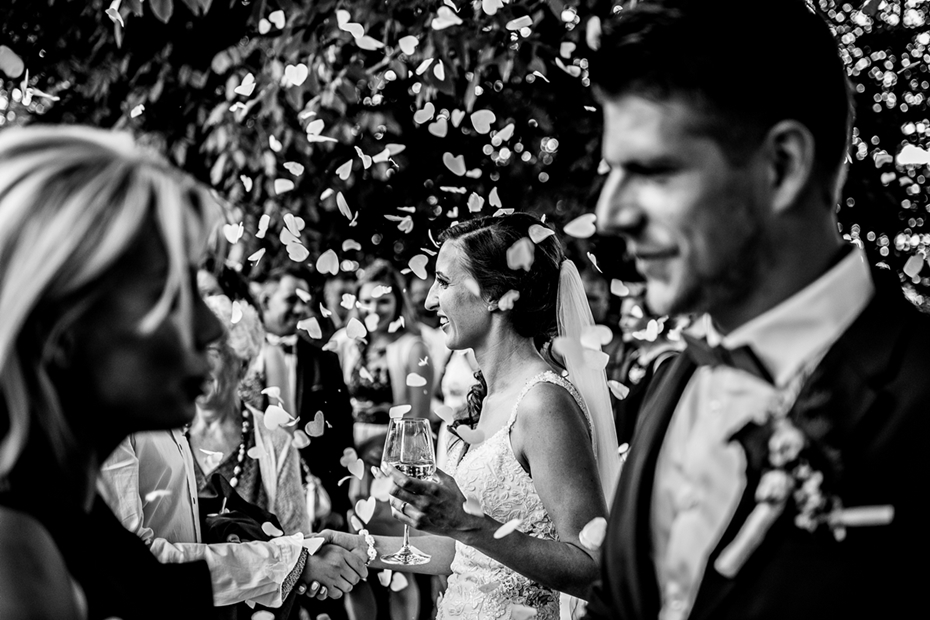 Black and white wedding stories