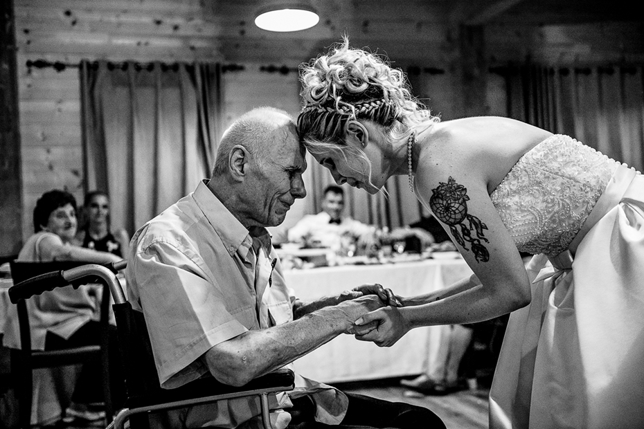 Black and white wedding stories