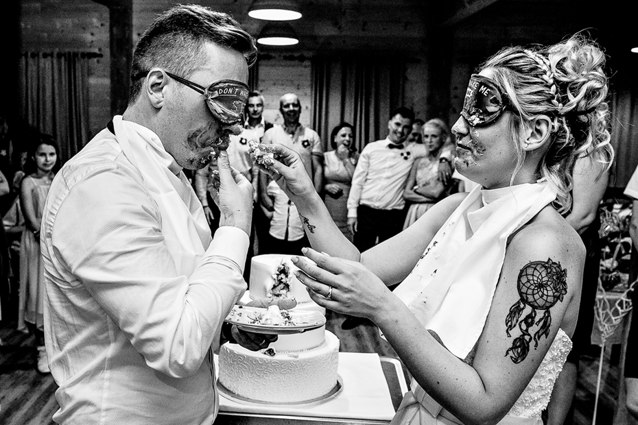 Black and white wedding stories