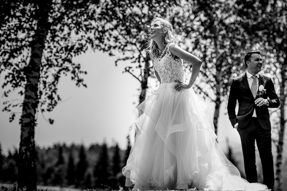 Black and white wedding stories