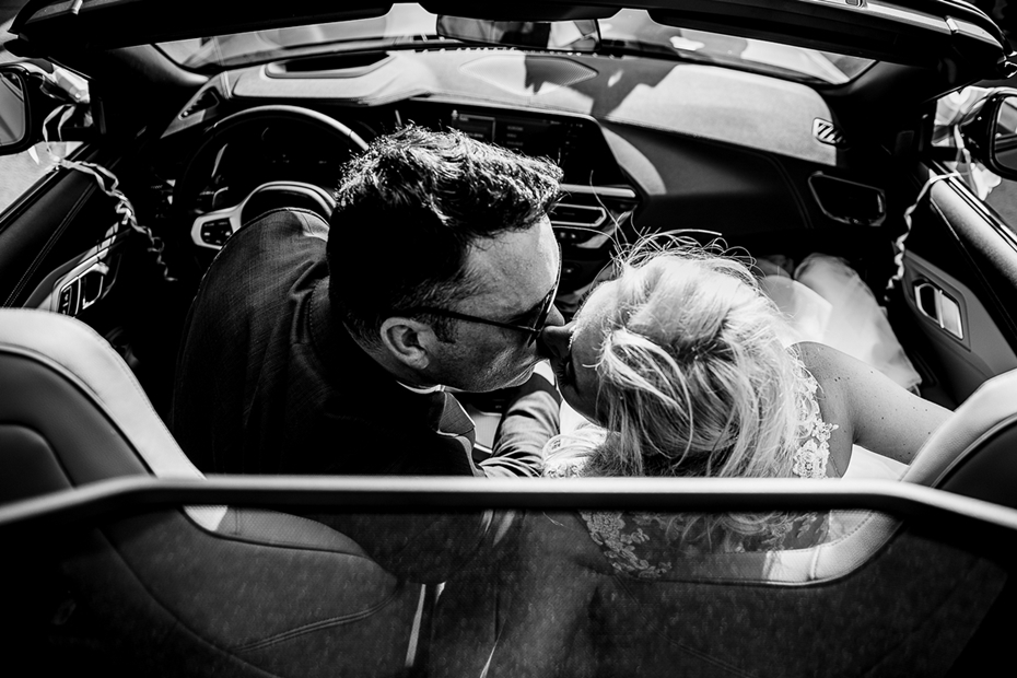 Black and white wedding stories