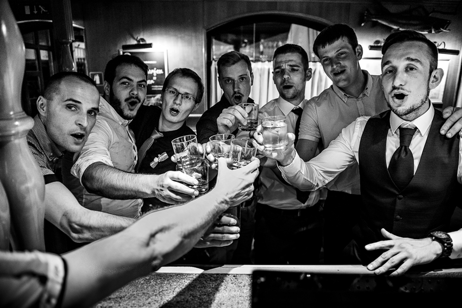 Black and white wedding stories