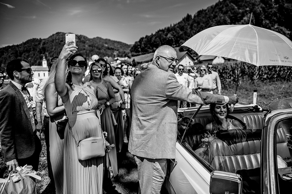 Black and white wedding stories