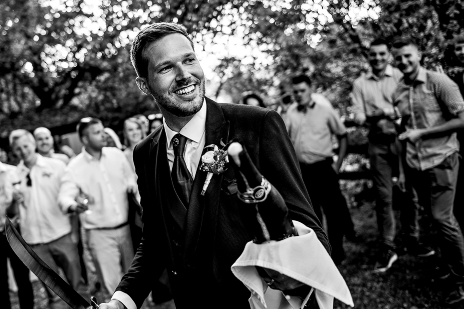 Black and white wedding stories