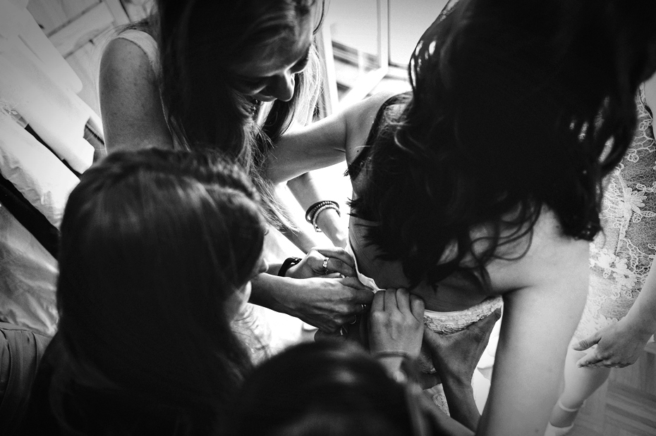 Black and white wedding stories