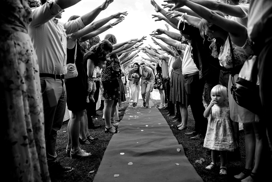 Black and white wedding stories