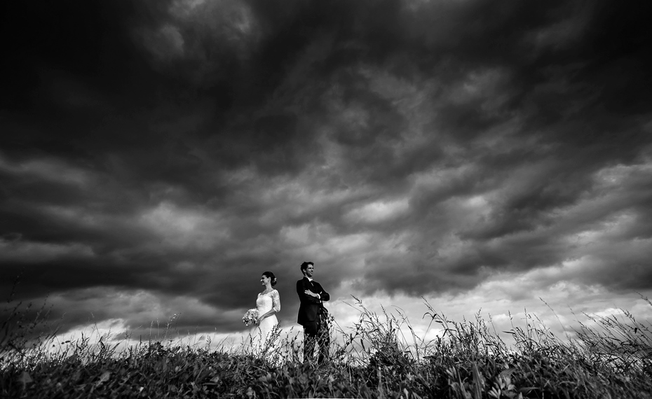 Black and white wedding stories