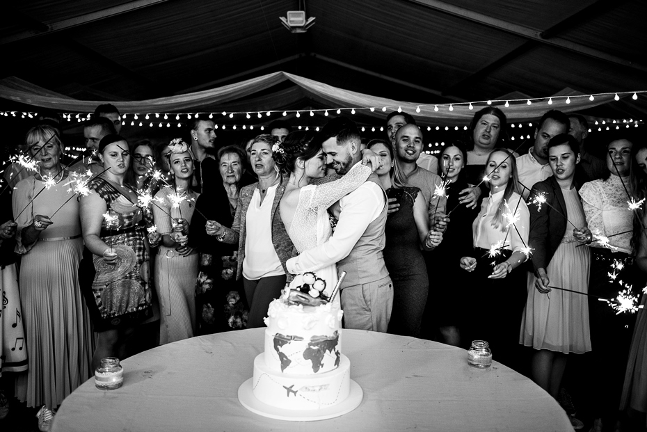 Black and white wedding stories