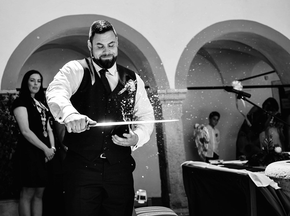 Black and white wedding stories