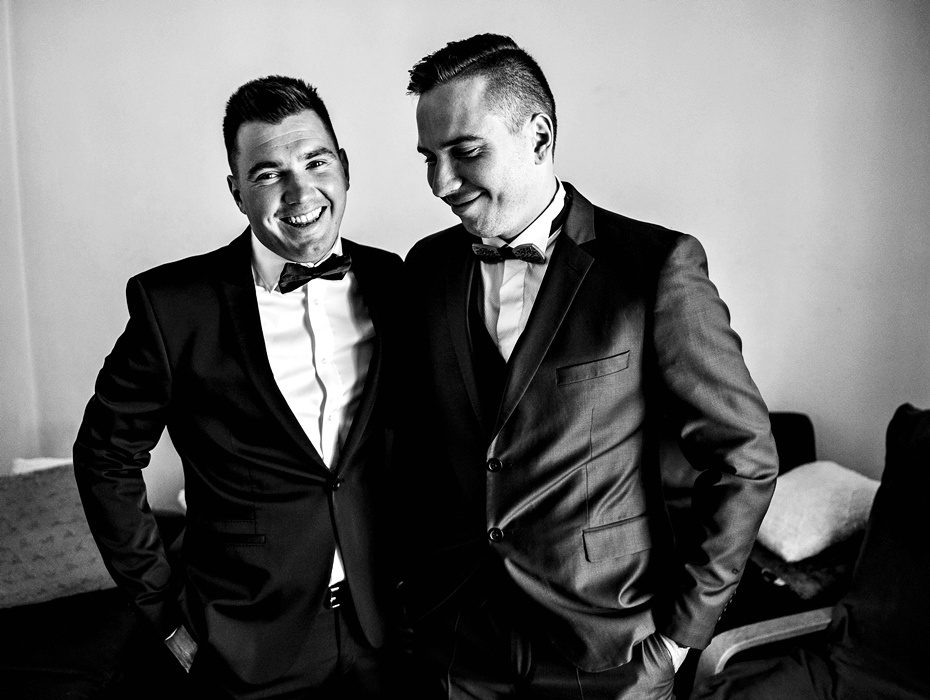 Black and white wedding stories